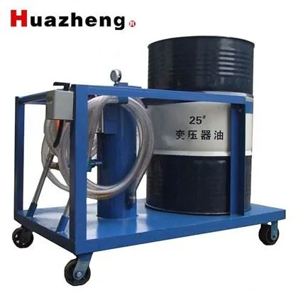 HZLUC-75 Carrello carrello del filtro dell'olio a spinta manuale